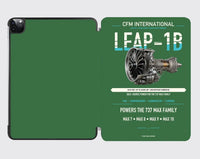 Thumbnail for CFM LEAP-1B design on green ipad tablet case