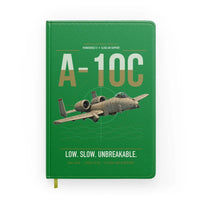 Thumbnail for A-10C Thunderbolt II design on green notebook