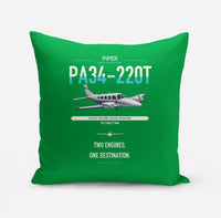 Thumbnail for Piper PA-34-220T Seneca V design on green pillow