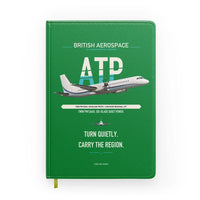 Thumbnail for British Aerospace ATP design on green notebook
