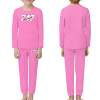 Thumbnail for Super Boeing 747 Intercontinental children pajamas - Pink