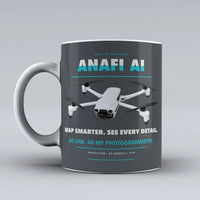 Thumbnail for ANAFI Ai Mug design on gray parrot