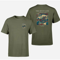 Thumbnail for VINTAGE G4170 - The Rivet Line - Double-Side T-Shirt design on greenarmy double side t shirt