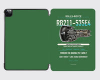 Thumbnail for RB211-535E4 design on green ipad tablet case