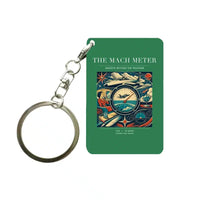 Thumbnail for VINTAGE G4115 - The Mach Meter - Designed Key Chain design on green