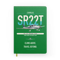 Thumbnail for Cirrus SR22T design on green notebook