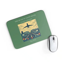 Thumbnail for VINTAGE G4303 - The Runway Light River - Designed Mouse Pads design on green rectangle