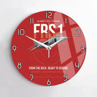 Thumbnail for British Aerospace Sea Harrier FRS.1 design on red no frame wall clock