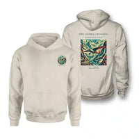 Thumbnail for VINTAGE G4021 - The Andes Crossing - Double-Side Hoodie design on khaki double side