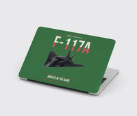 Thumbnail for F-117A Nighthawk design on green MacBook case