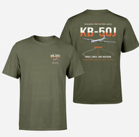 Thumbnail for KB-50J Superfortress design on green army double-side t-shirt, double-side print