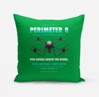 Thumbnail for Skyfront Perimeter 8 design on green pillow