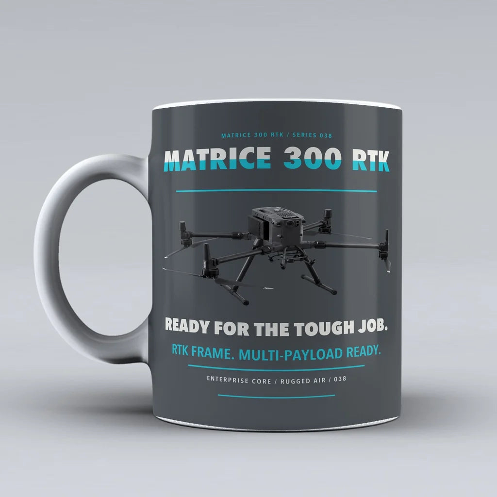 Matrice 300 RTK Mug design on gray dji