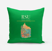 Thumbnail for Yeosu Airport (RSU) design on green pillow