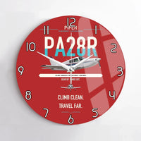Thumbnail for Piper PA-28R Arrow III design on red no frame wall clock