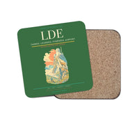 Thumbnail for Tarbes–Lourdes–Pyrénées Airport (LDE) design on green 1 piece coaster