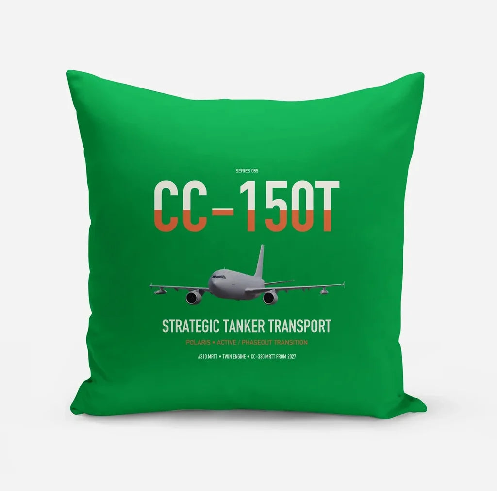 Airbus CC-150T Polaris design on green pillow