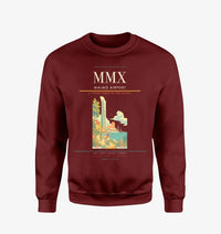 Thumbnail for Malmo Airport (MMX) design on wine red sweatshirt