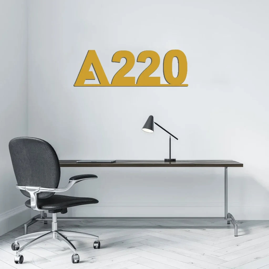 Customisable Airbus A220 Metal Sign - view 8