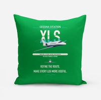 Thumbnail for Cessna Citation XLS design on green pillow