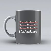 Thumbnail for Customisable I Fix Airplanes Mug - view 8
