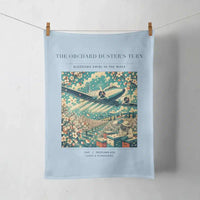 Thumbnail for VINTAGE G4386 - The Orchard Duster's Turn - Designed Towels design on lightblue