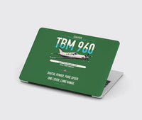 Thumbnail for Daher TBM 960 design on green MacBook case
