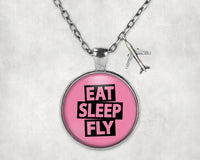 Thumbnail for Eat Sleep Fly Necklace - view 8