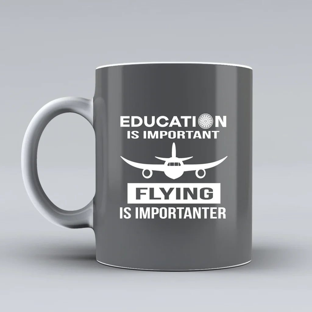 Customisable Flying is Importanter Mug - view 8