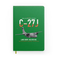 Thumbnail for C-27J Spartan design on green notebook