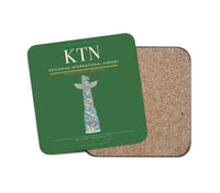 Thumbnail for Ketchikan International Airport (KTN) design on green 1 piece coaster