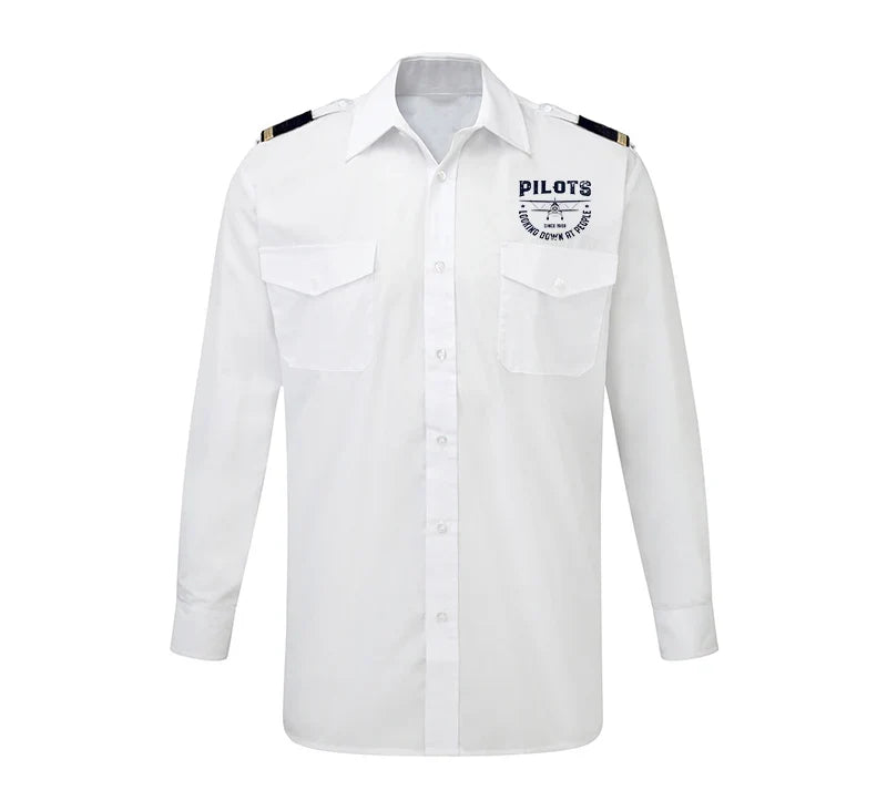 Customisable Pilots Looking Down at People Shirt - view 8