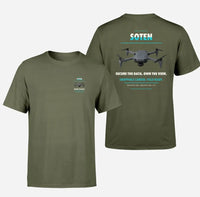 Thumbnail for ACSL SOTEN design on green army t shirt