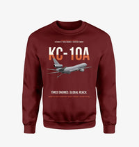 Thumbnail for KC-10A EXTENDER design on wine red sweatshirt