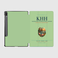 Thumbnail for Kaohsiung International Airport (KHH) design on light green samsung tablet tablet case