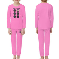 Thumbnail for Pilot's 6 Pack children pajamas - Pink
