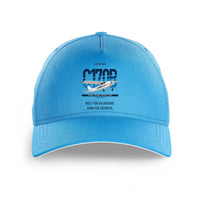 Thumbnail for Cessna 170B design on light blue printed hat