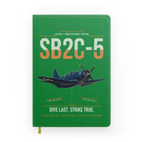 Thumbnail for SB2C-5 Helldiver design on green notebook
