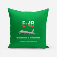 Thumbnail for E-4B Nightwatch design on green pillow
