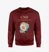 Thumbnail for Maurice Bishop International Airport (GND) design on wine red sweatshirt