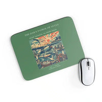 Thumbnail for VINTAGE G4411 - The Dawn Patrol Of Gulls - Designed Mouse Pads design on green rectangle