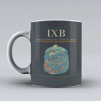 Thumbnail for International Airport IXB — Siliguri Mug design on gray bagdogra