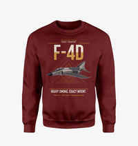 Thumbnail for F-4D Phantom II design on wine red sweatshirt