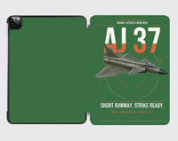 Thumbnail for Saab AJ 37 Viggen design on green ipad tablet case