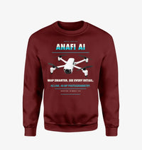 Thumbnail for Parrot ANAFI Ai design on wine red sweatshirt