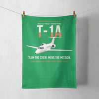 Thumbnail for T-1A Jayhawk Advanced Jet Trainer design on green towel
