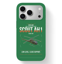 Thumbnail for Westland Scout AH1 design on green magsafe iphone case, for iPhone 17 Pro