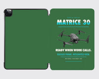 Thumbnail for DJI Matrice 30 design on green ipad tablet case