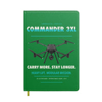Thumbnail for Draganfly Commander 3XL design on green notebook