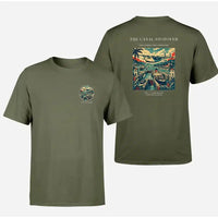 Thumbnail for VINTAGE G4077 - The Canal Stopover - Double-Side T-Shirt design on greenarmy double side t shirt